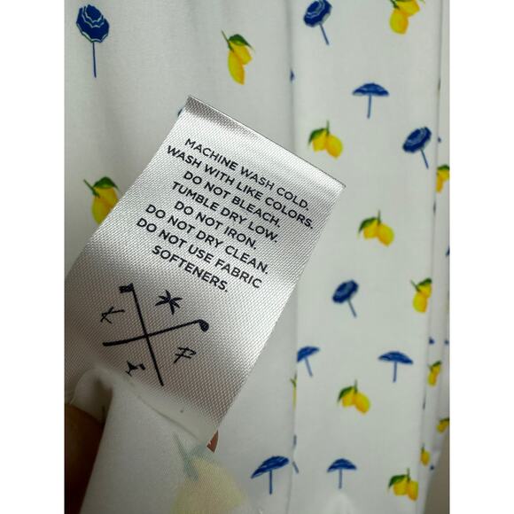 Men's White Patterned Shirt - Picture 7 of 7